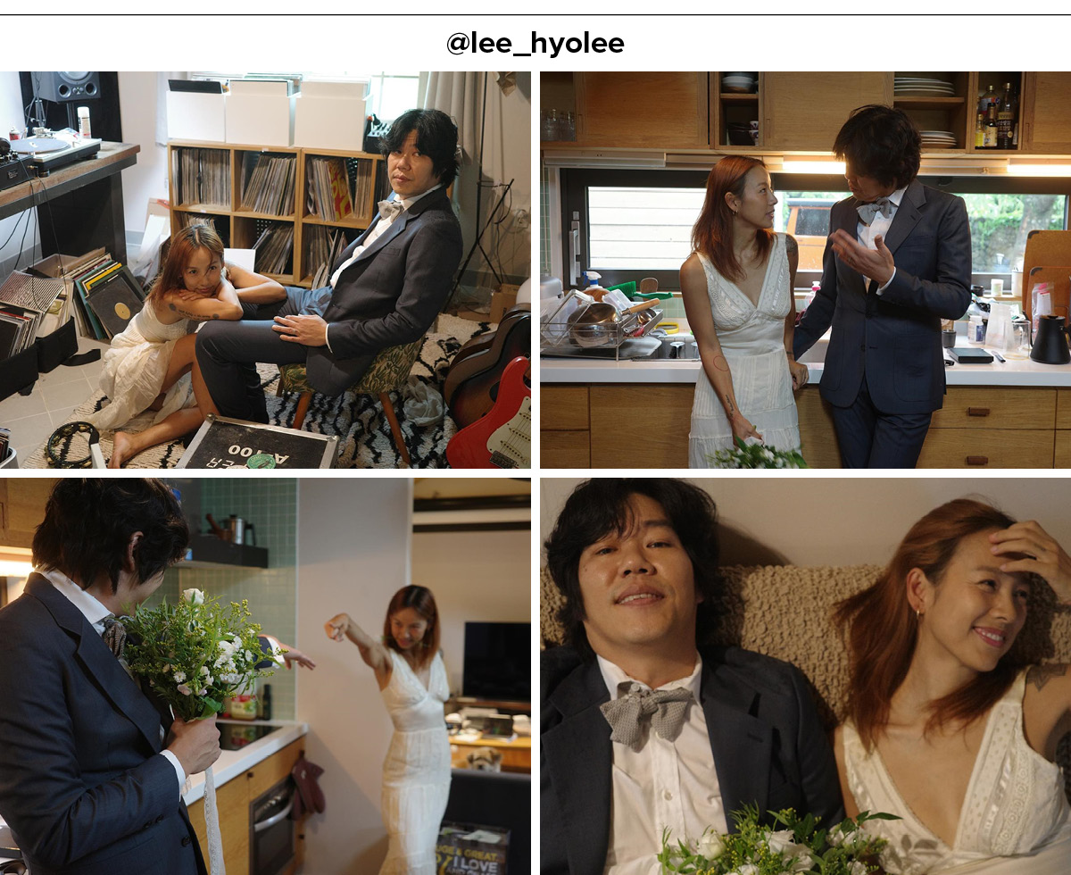 이효리 인스타그램 속 웨딩 스냅